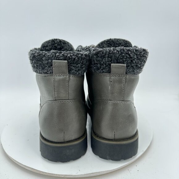 Vikings Trailblazers Men Sz 10M Gray Insulated Leather Oil Resistant Hiking Boot - Picture 5 of 11